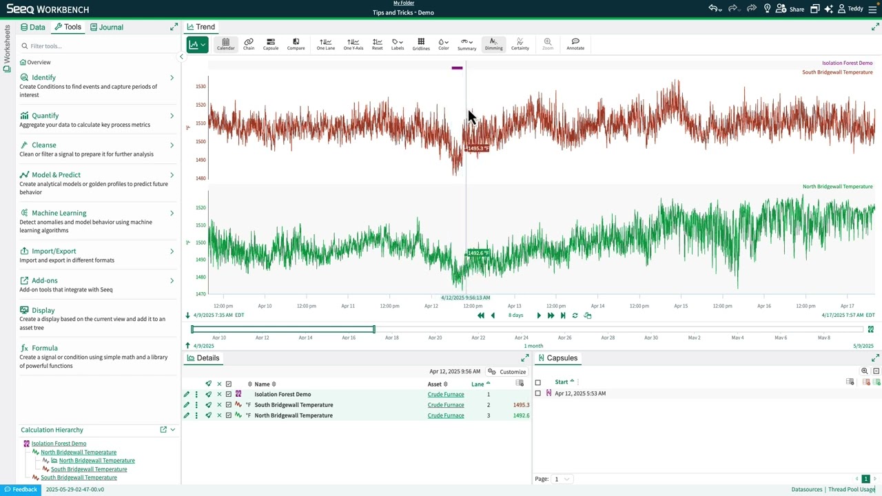 Machine Learning Tools in Seeq