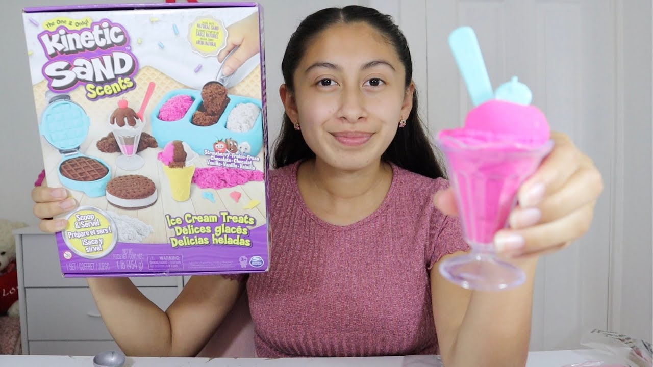 ASMR with a Kinetic Sand Kit!! 😌💕