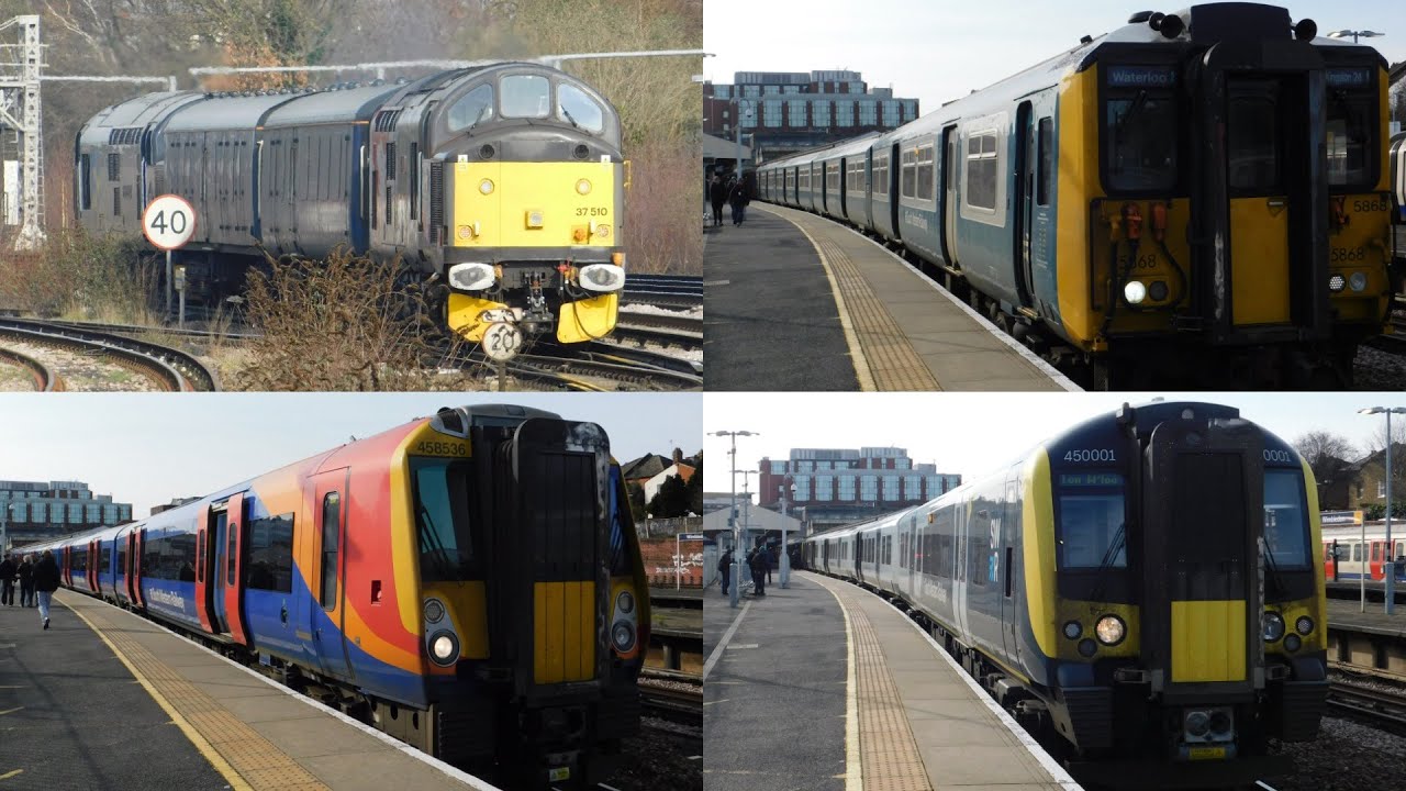 Trains at Wimbledon - 17th February 2025