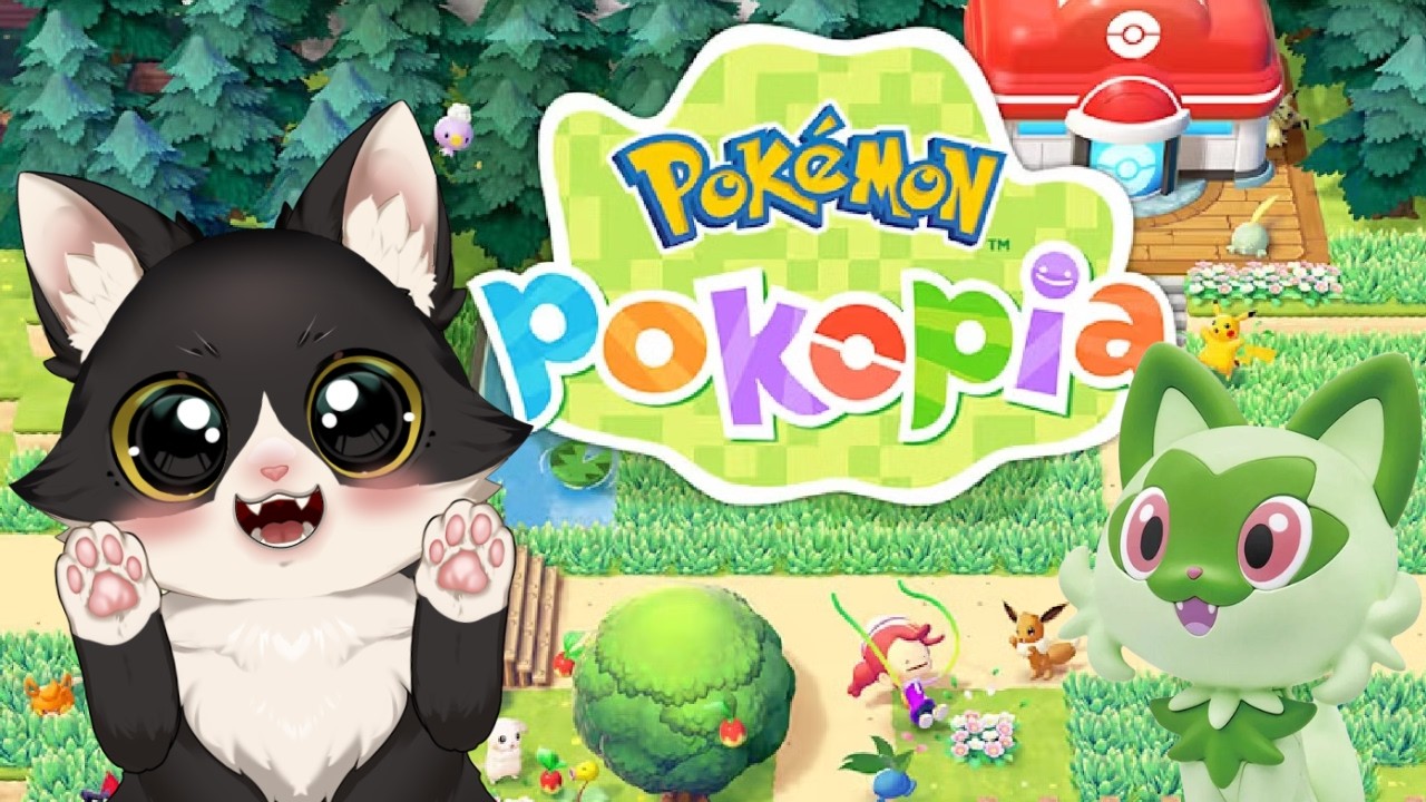 CUTE CATS IN POKEMON'S POKOPIA?! | Kiwi Cat