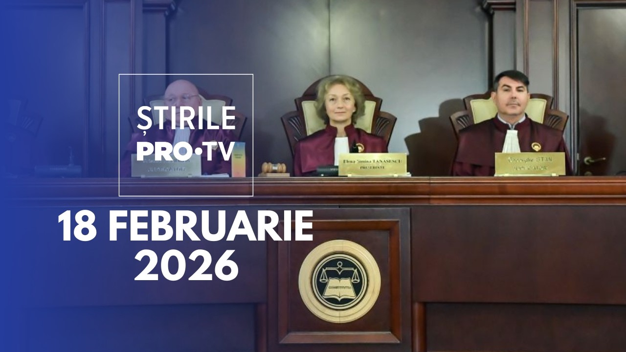 Știrile PRO TV - 18 Februarie 2026 | CCR validează legea pensiilor magistraților