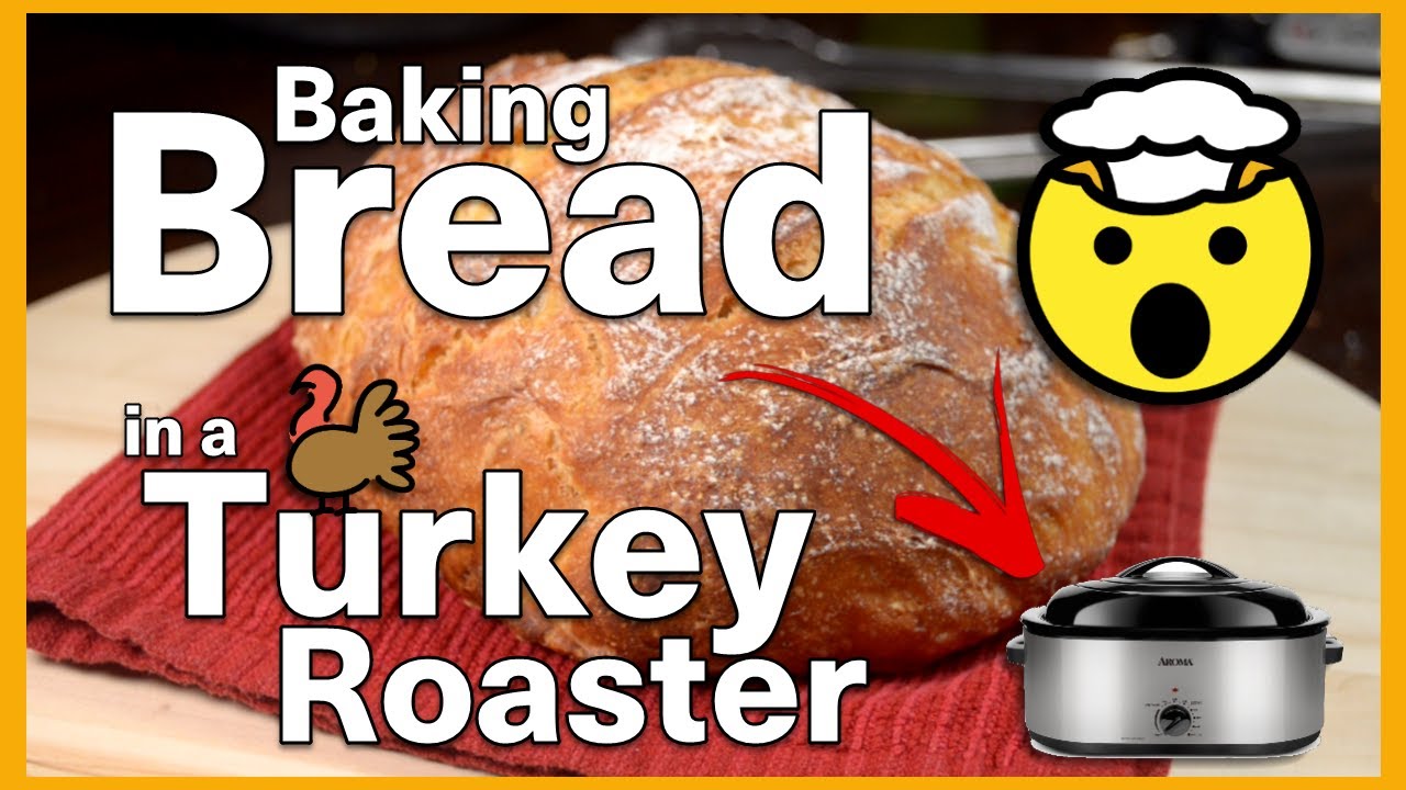 How to Bake Bread in a Turkey Roaster | Roaster Oven Artisan Bread for Christmas