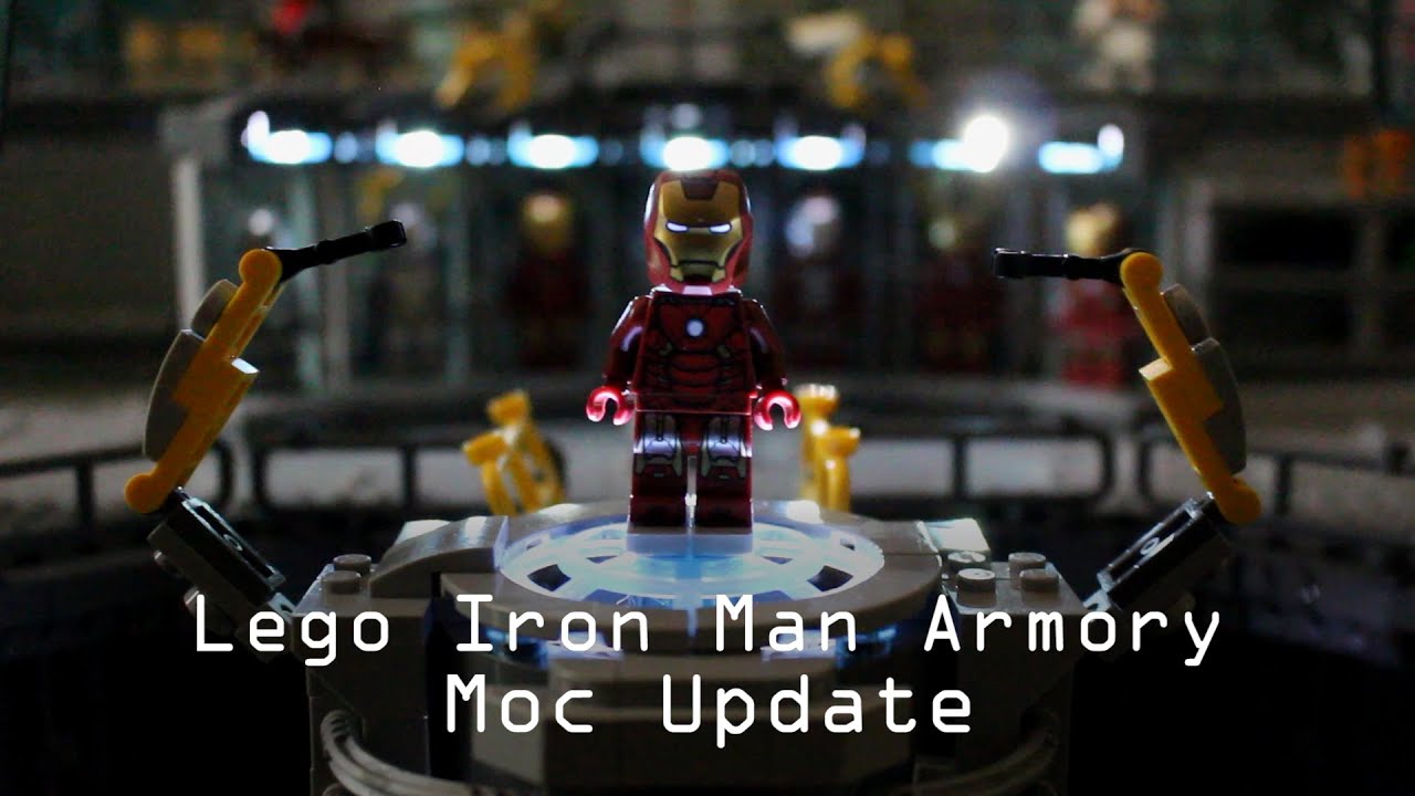 Lego Iron Man Armory Moc MK 2.5 : Function and Lighting Update