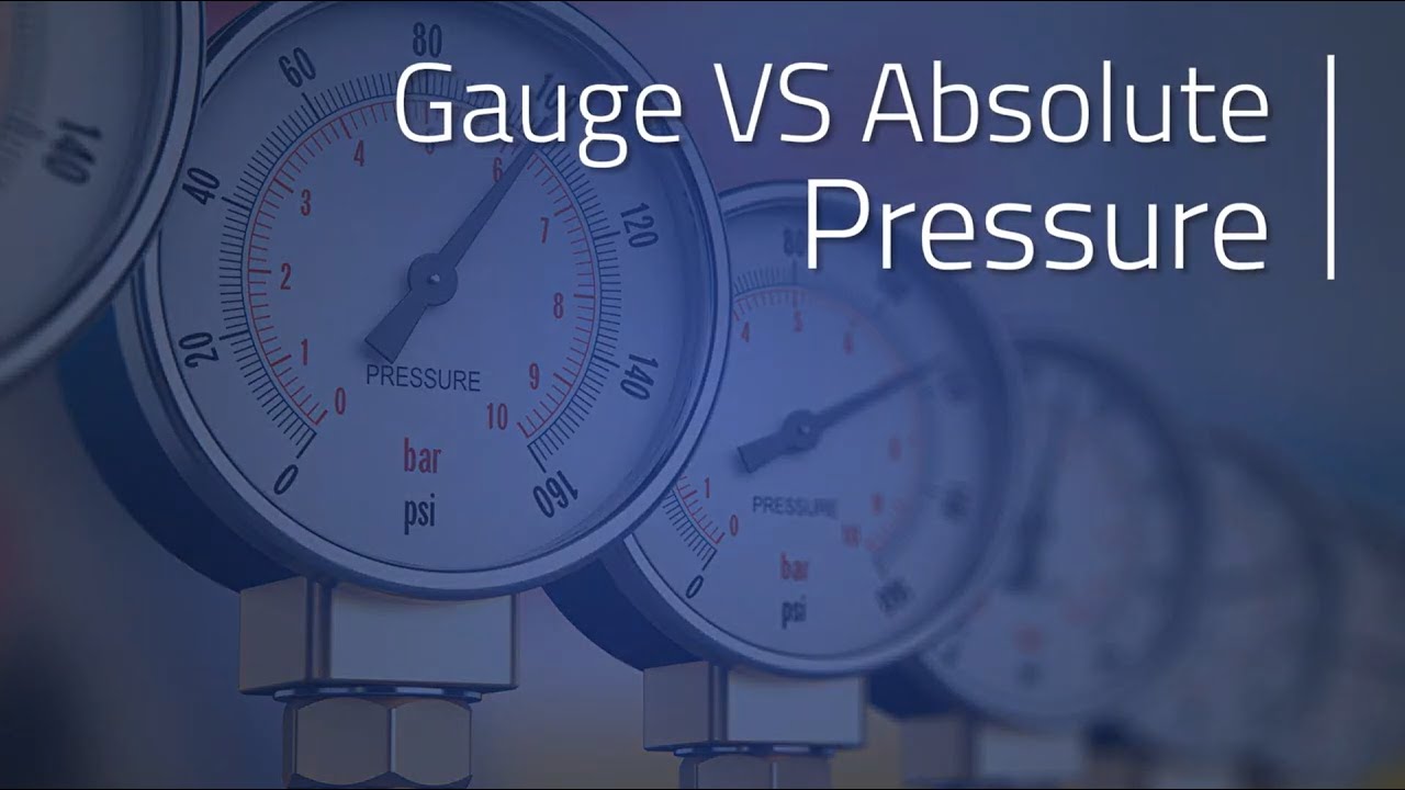 Pressure Monitoring & Data logging | Gauge Vs Absolute Pressure