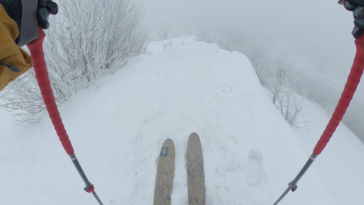 Połonina Wetlińska. Chatka Puchatka zjazd granią w kierunku Berehów. GoPro Max