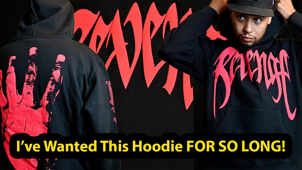 The Iconic X Kill Hoodie: XXXTentacion & Revenge Collab in Black and Red Unboxing