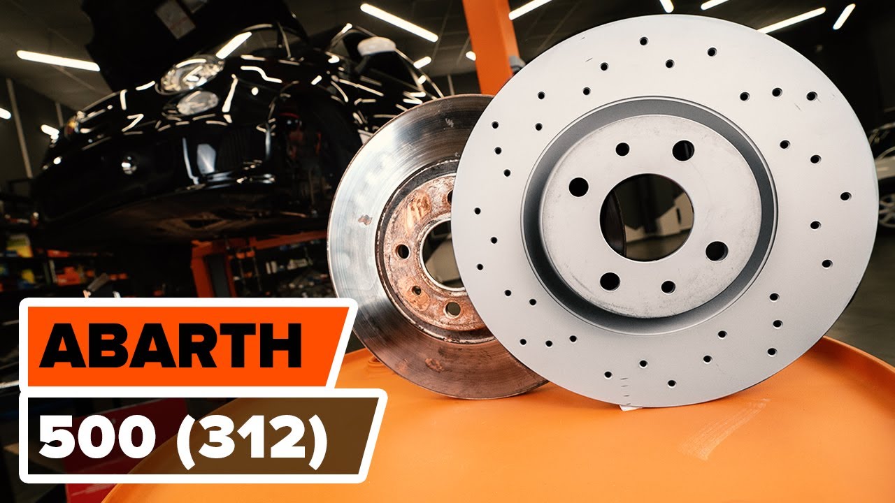 Como substituir discos de trav&atilde;o dianteira no ABARTH 500 (312) [TUTORIAL AUTODOC]
