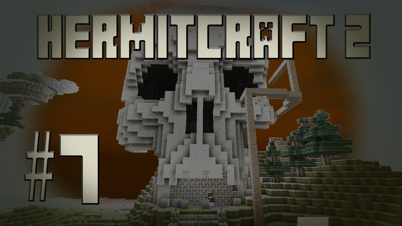Skully The Giant Skull! - Minecraft Hermitcraft #7
