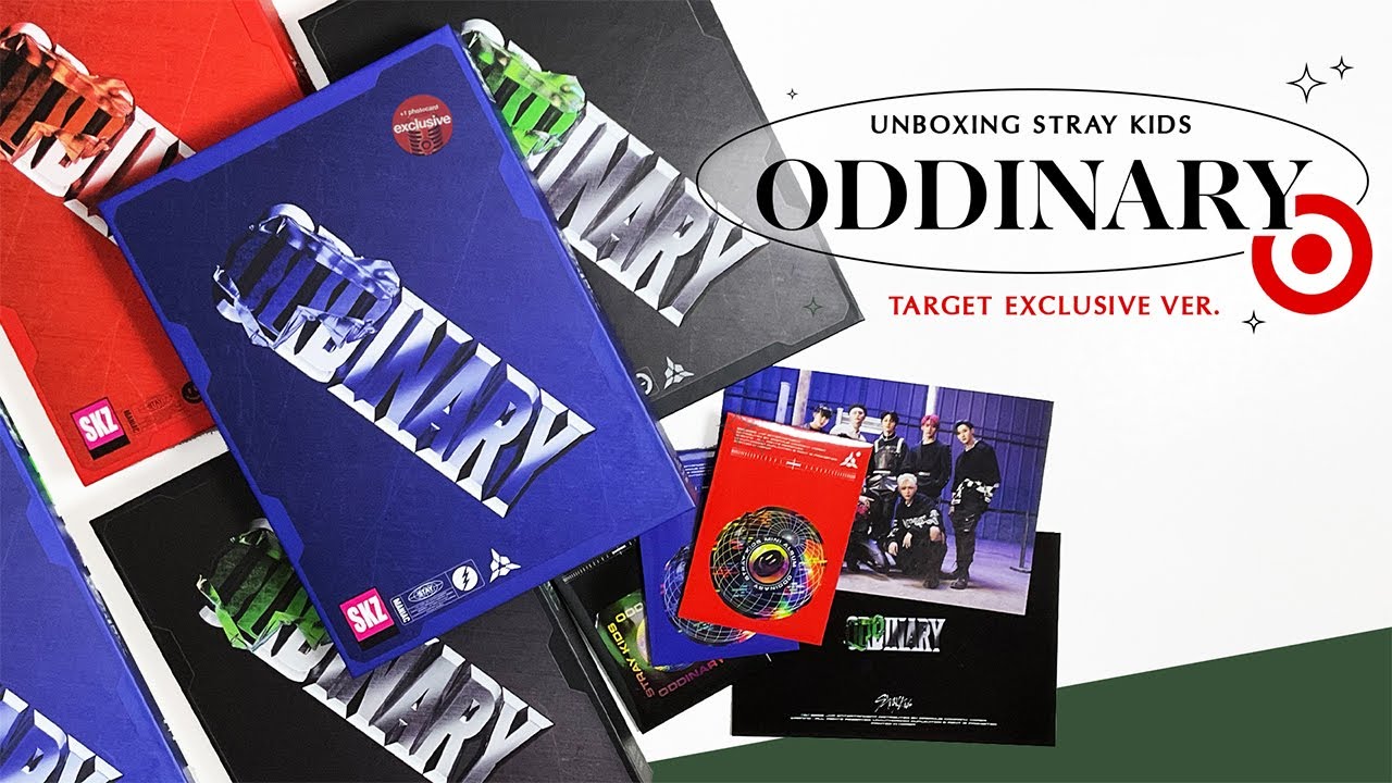 unboxing Stray Kids ODDINARY + Target Vlog ✧ all ver – Frankenstein, Scanning & Mask Off 🔩⚡
