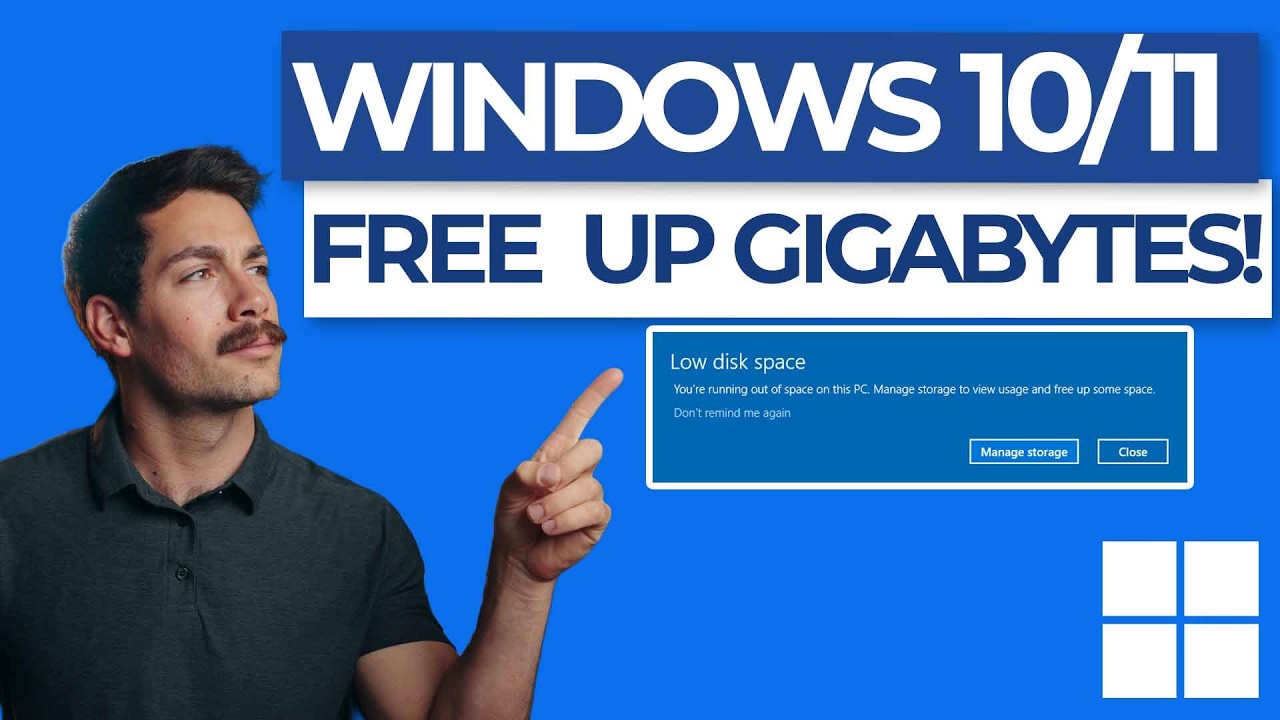 Как освободить гигабайты дискового пространства в Windows 10/11 (безопасный и простой способ)