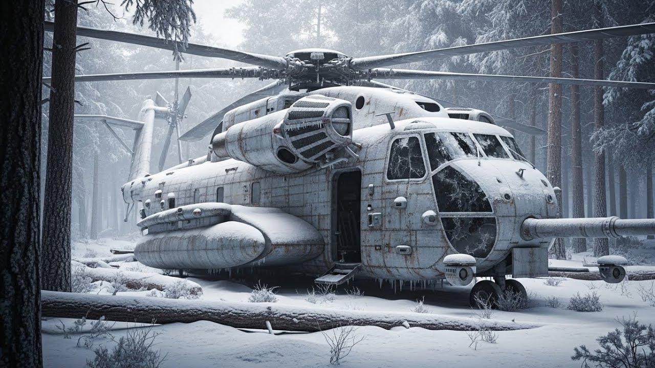 Unbelievable Abandoned in a Snowy Forest for Decades — CH-53K King Stallion Restored From Rust