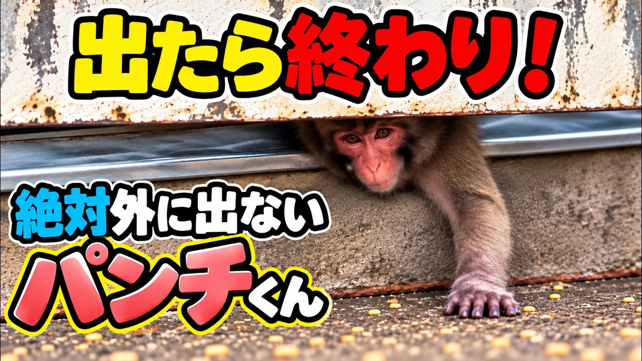 番外編 ダッシュで飼育員さんを追いかけるパンチくん【番外編】【市川市動植物園】ニホンザル