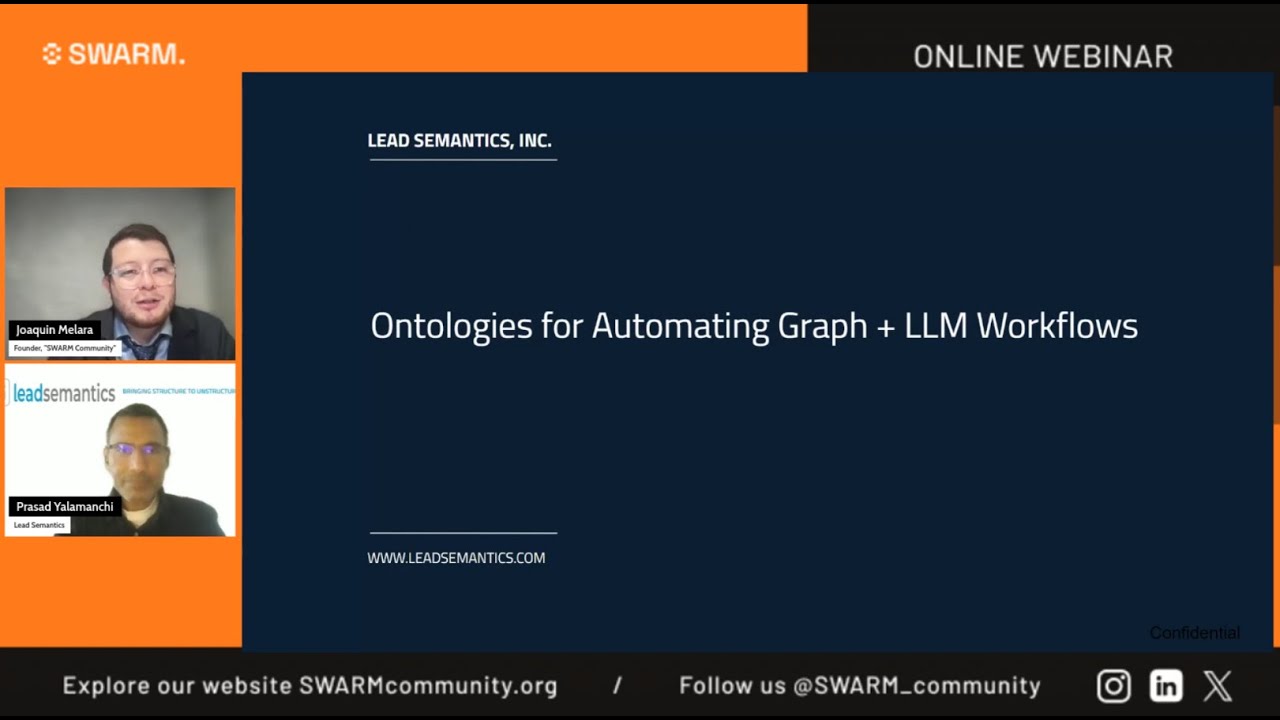 Ontologies for Enabling Automated Graph LLM Workflows