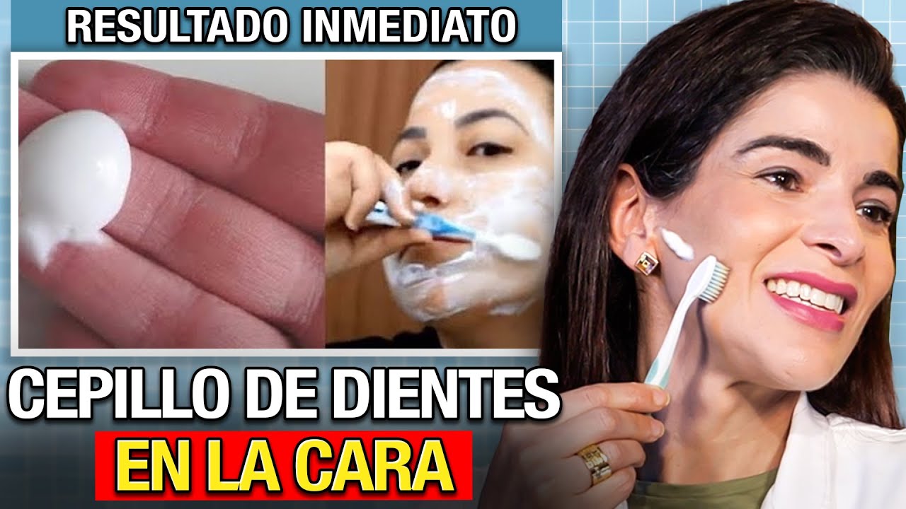 REJUVENECE 20 AÑOS USANDO UN CEPILLO DE DIENTES EN LA PIEL... eso es lo que dicen...