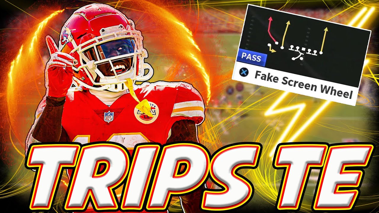 Best One Play Touchdown in Madden 21!!  Best Glitchy Trips TE Scheme Madden 21!!