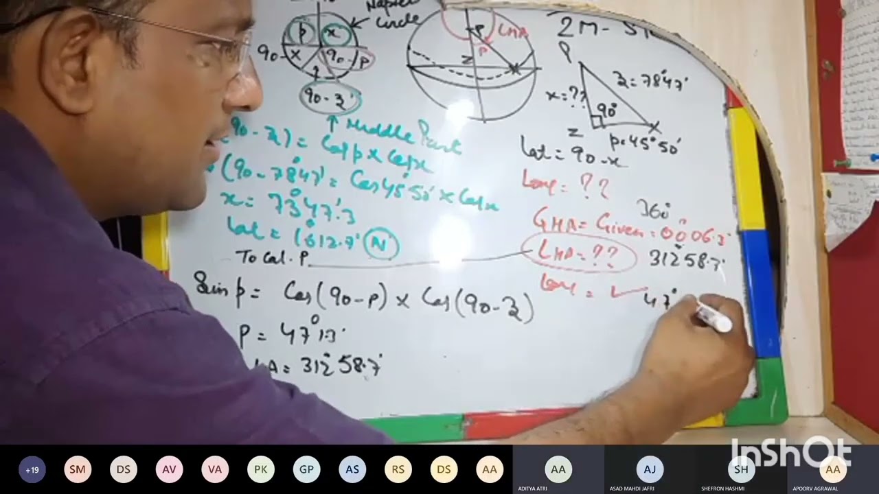 9.Celestial Navigation Theory &Numerical Part A