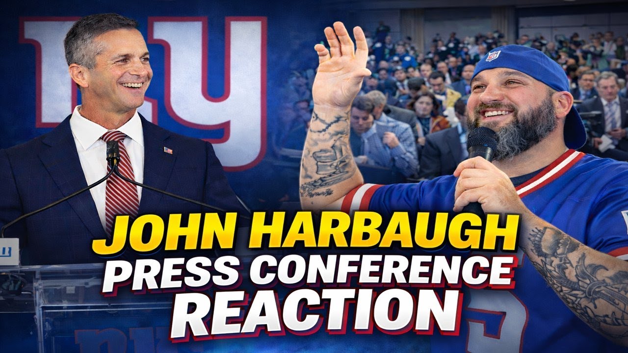 John Harbaugh’s Giants Press Conference Was ELECTRIC (Full Reaction)