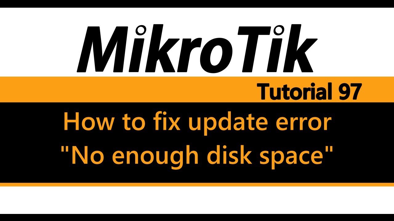 MikroTik Tutorial 97 - How to fix hAP Lite upgrade error 