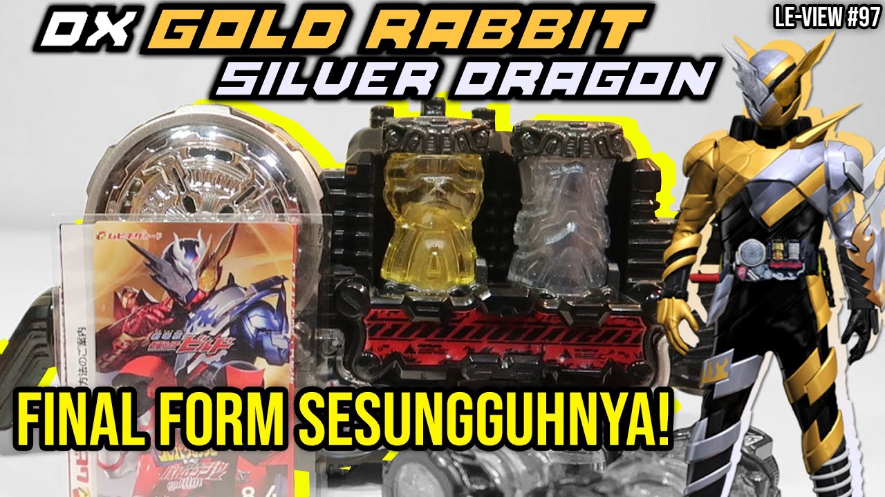 [Le-View #97] DX GOLD RABBIT SILVER DRAGON FULLBOTTLE KAMEN RIDER BUILD CROSS-Z RTV