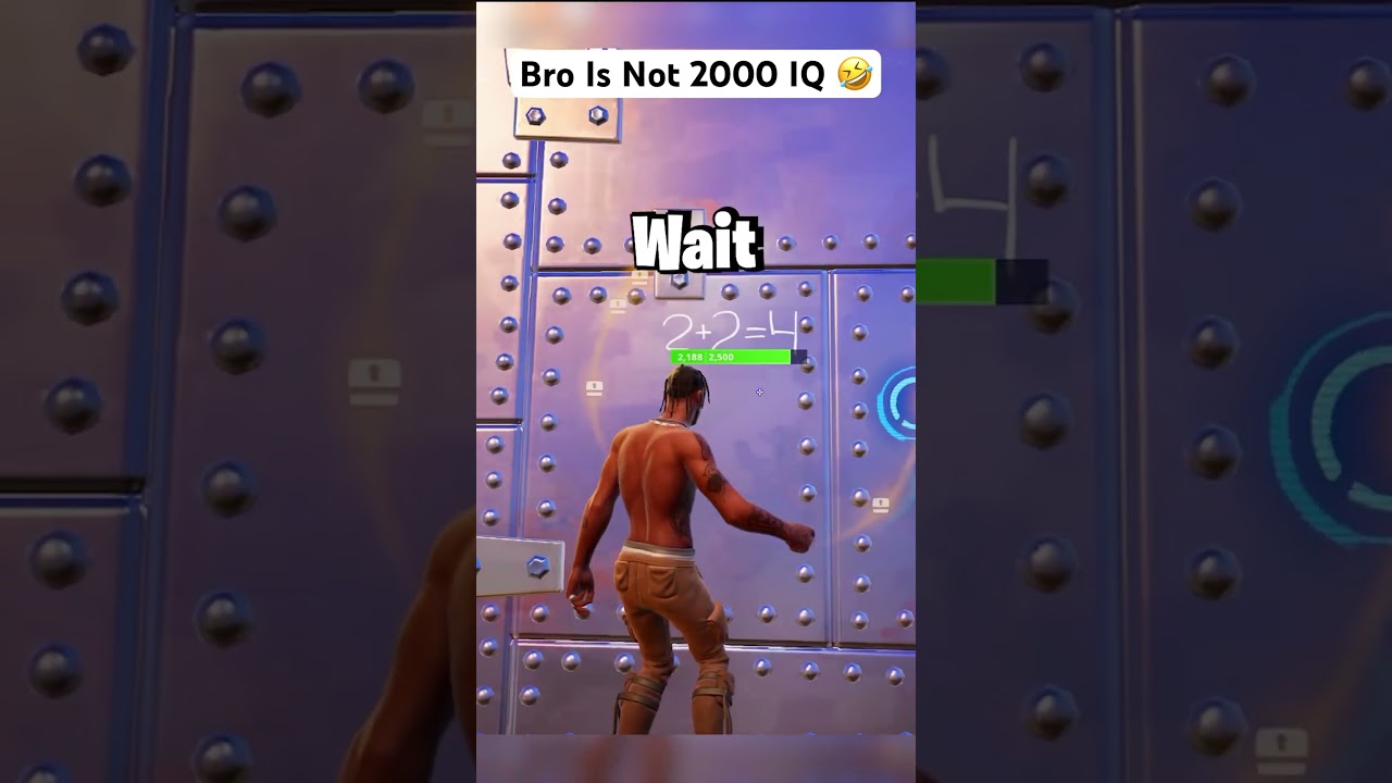 Bro is Not 2000 IQ 🤣😱 #fortnite #shorts