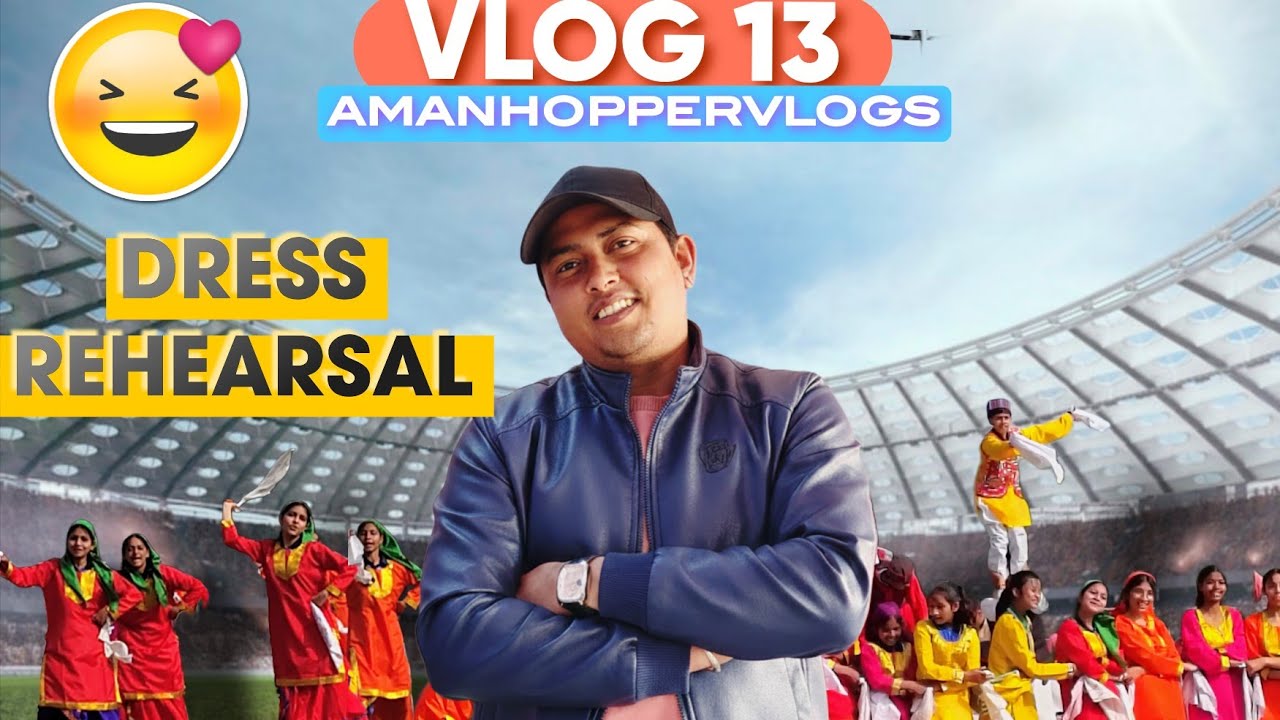 DAY 13 / DRESS REHEARSAL 😀 AT TAU DEVI LAL STADIUM 🏟️ GURGAON 