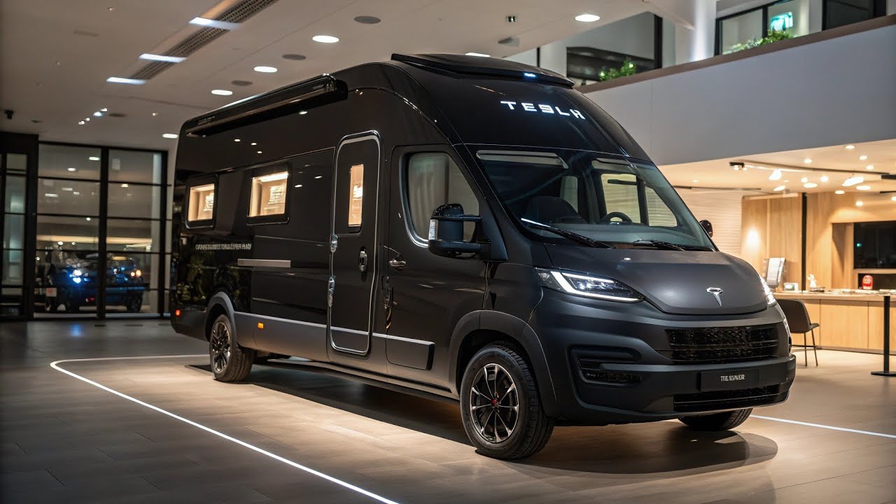 2026 Tesla Camper Van – Futuristic Electric Motorhome with 500-Mile Range