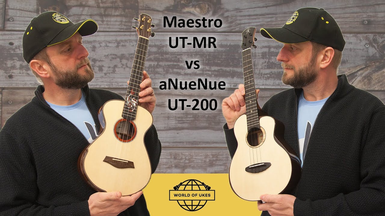 Maestro UT-MR & aNueNue UT-200 Moon Bird Tenor Ukulele Comparison