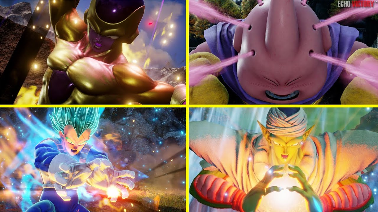 Jump Force : All Dragon Ball Characters Power Up, Transformations & Ultimate Attacks
