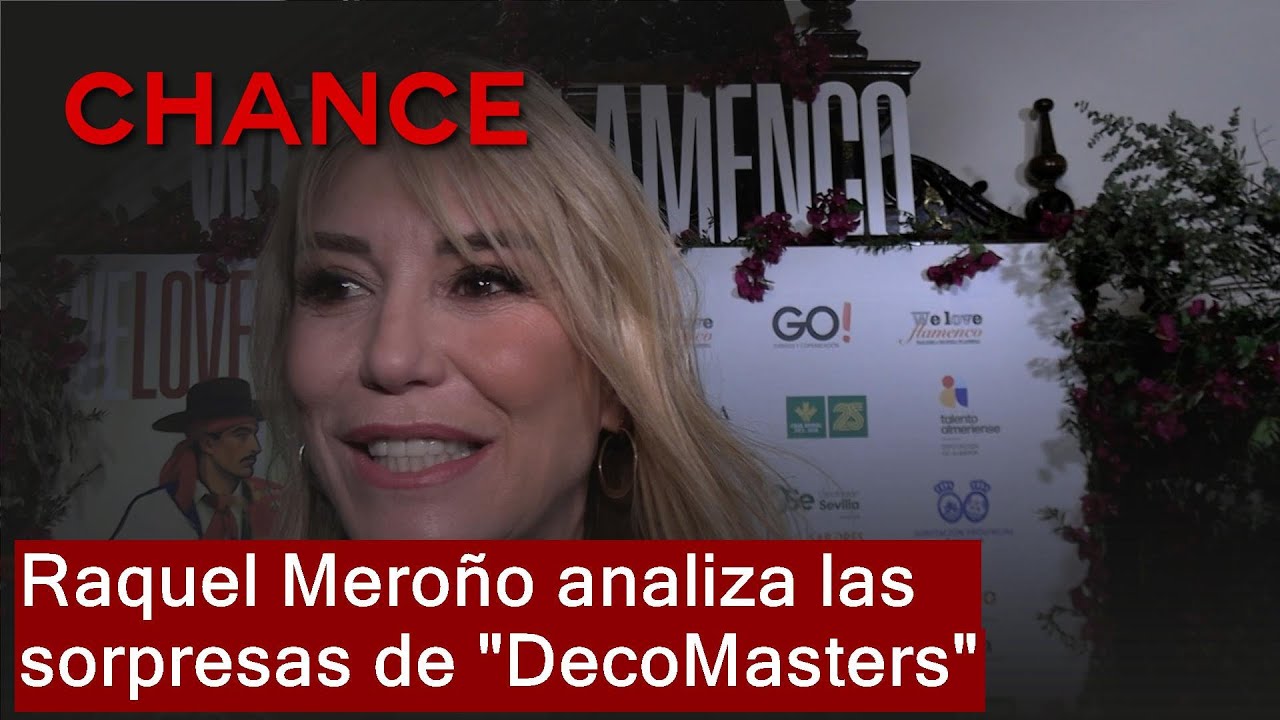 Raquel Mero&ntilde;o sobre 'DecoMasters': 