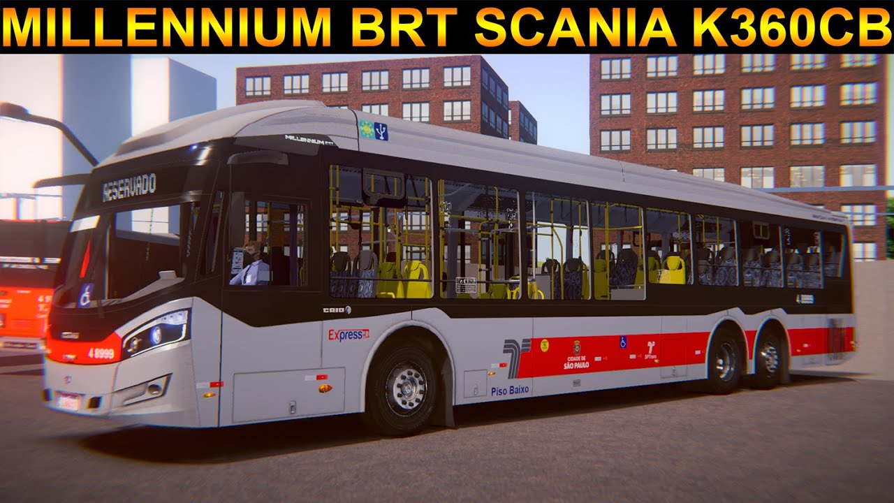 NOVIDADE! NOVO MILLENNIUM BRT SCANIA K360CB