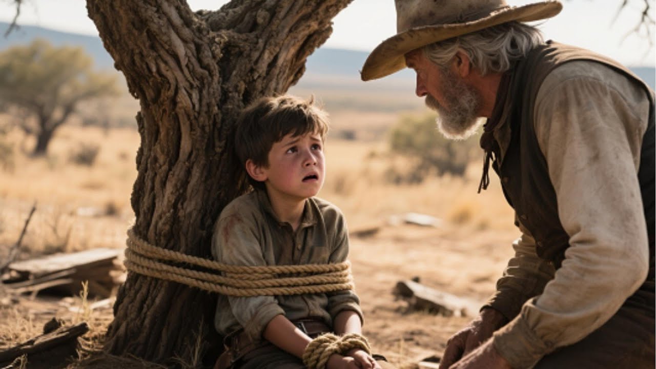 Lonely cowboy found a starving boy tied up - victim of bandits - and everything changed forever...