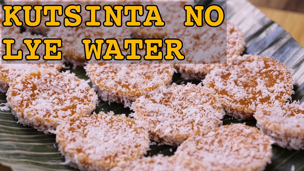HOW TO MAKE Kutsinta no LYE WATER