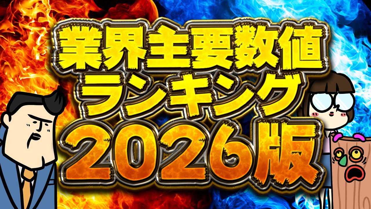 【業界ランキング】パチンコ業界の色んな数字をランキングにしてみたらｗｗｗ【前編】