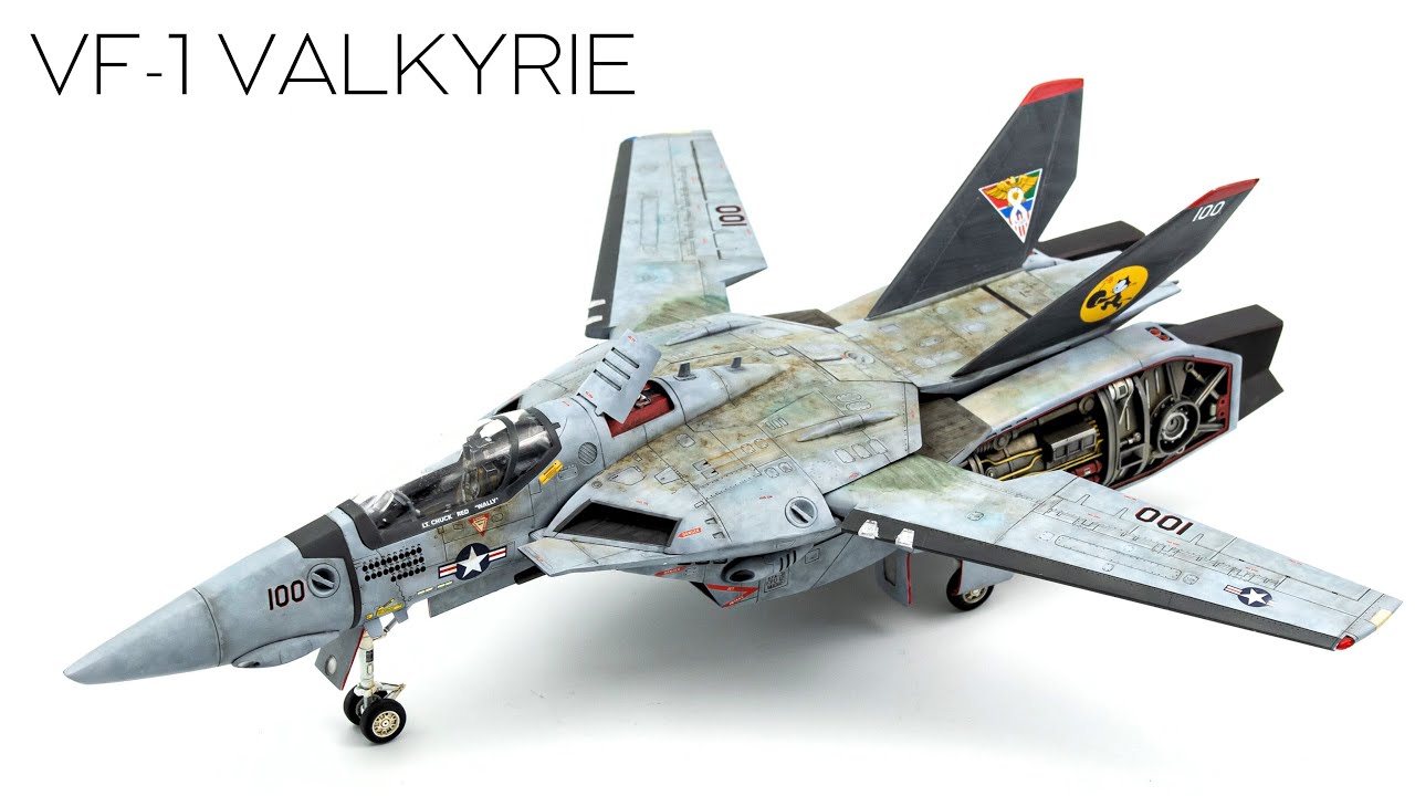 VF-1 Valkyrie - Hasegawa 1/48 scale | Full build video
