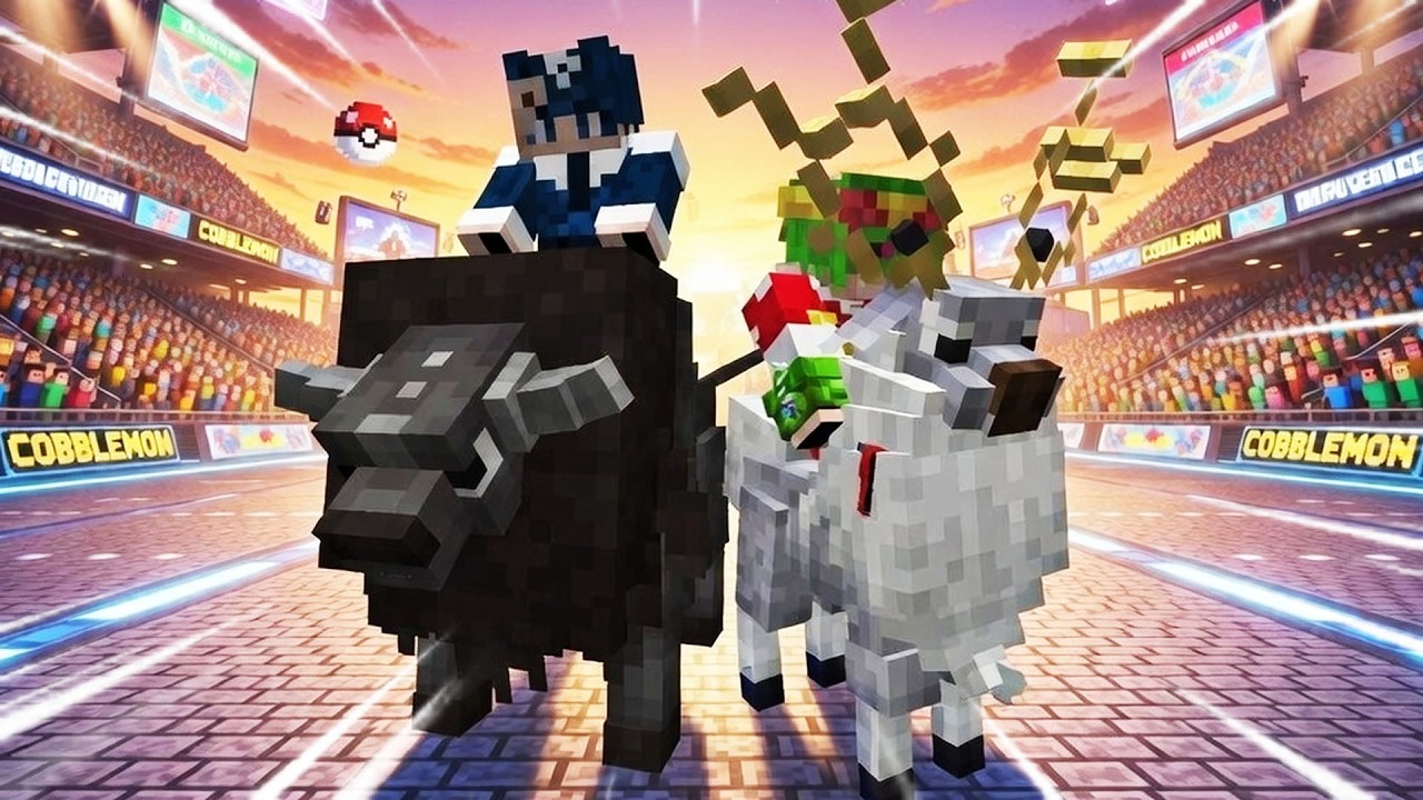 KITA BALAPAN UNTUK MENENTUKAN POKEMON YANG DIDAPATKAN!- Minecraft Cobblemon