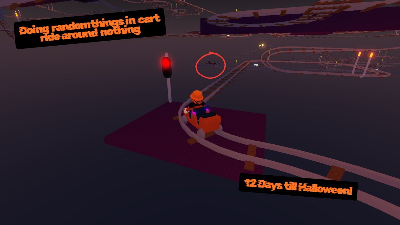 Doing Random things In Cart ride around nothing!