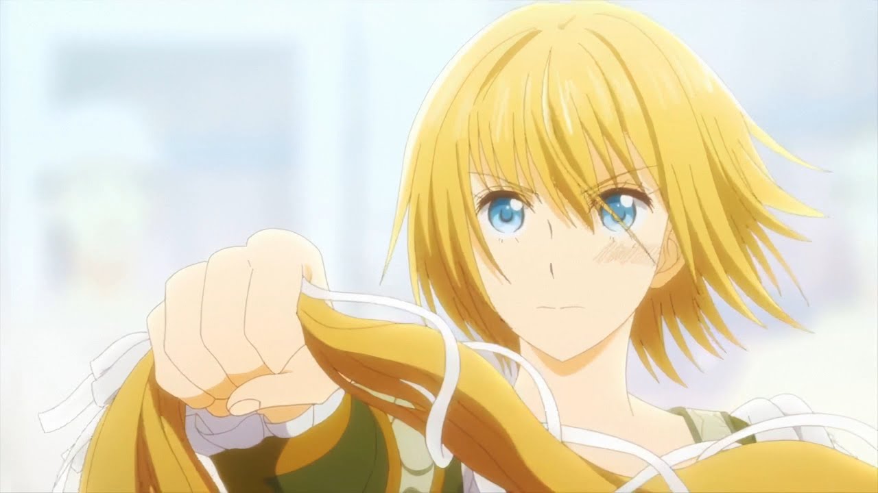 Arte anime haircut scene (HD remaster and edit)