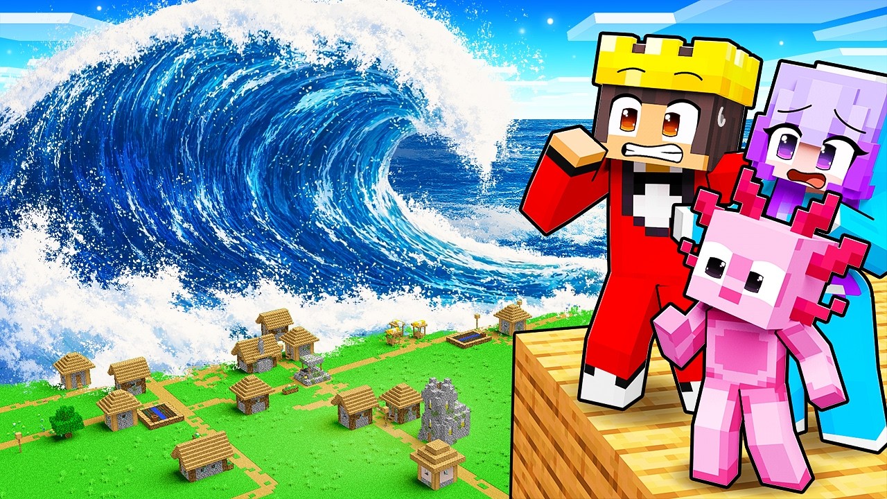 Every Minecraft Tsunami Experiment in One Video!