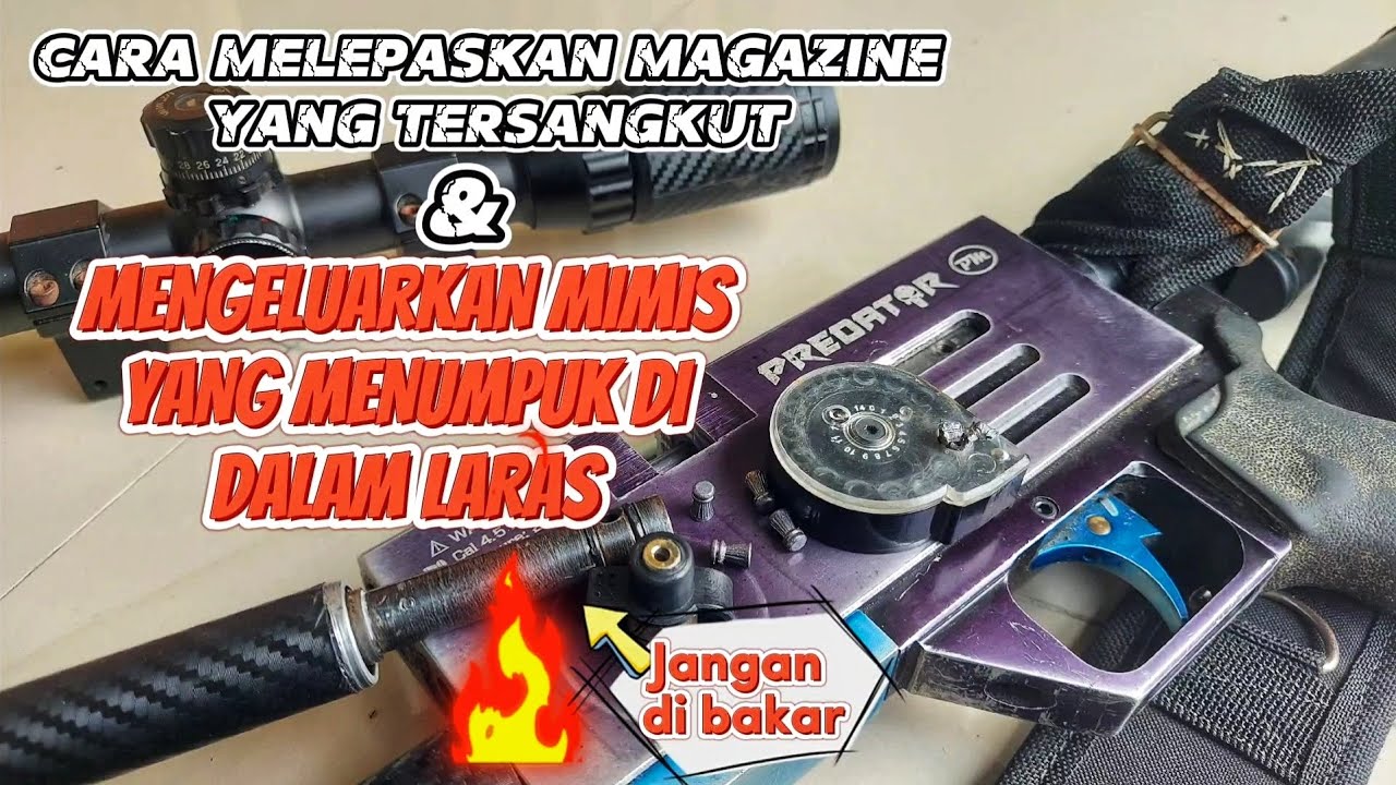 CARA MELEPAS MAGAZINE YANG NYANGKUT DAN MENGELUARKAN MIMIS YANG MENUMPUK DI DALAM LARAS❗️❗️❗️