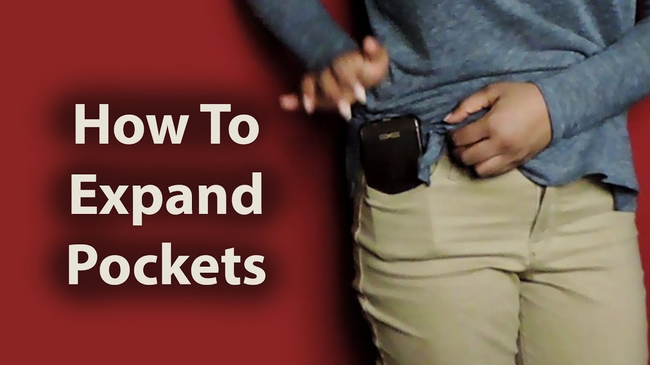 How to Make Jeans Pockets Deeper| DIY Sewing Tutorial