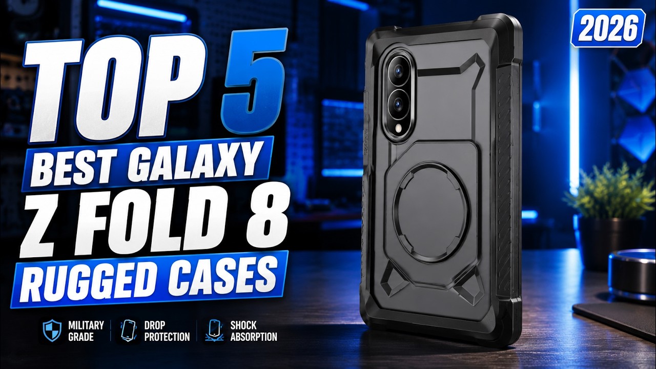 Топ-5 лучших противоударных чехлов для Galaxy Z Fold 8, которые стоит купить в 2026 году! 🔥