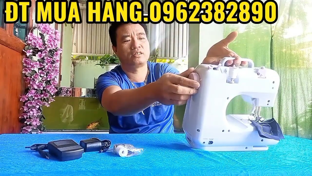 BỘ MÁY MAY ĐIỆN TỬ MINI CAO CẤP CHO MỌI GIA ĐÌNH CÓ 12 CHỨC NĂNG MAY VÁ 