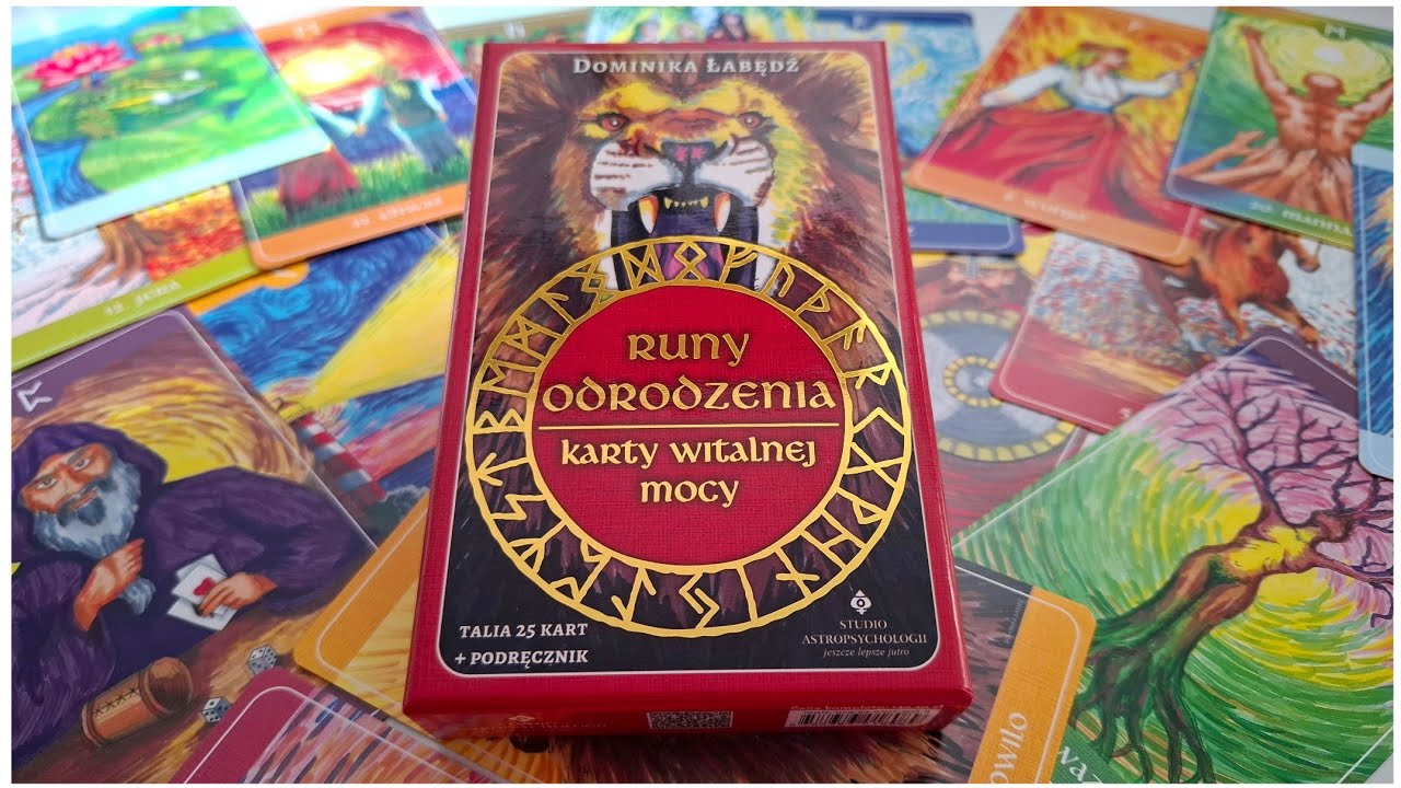 Runy Odrodzenia. Karty Witalnej Mocy. Karty. Książeczka. Recenzja. Przegląd 🔔 PL