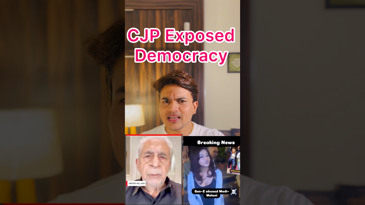 CJP Protest Controversy: Viral Abuse Video & Naseeruddin Shah #cjp #bjp #rss