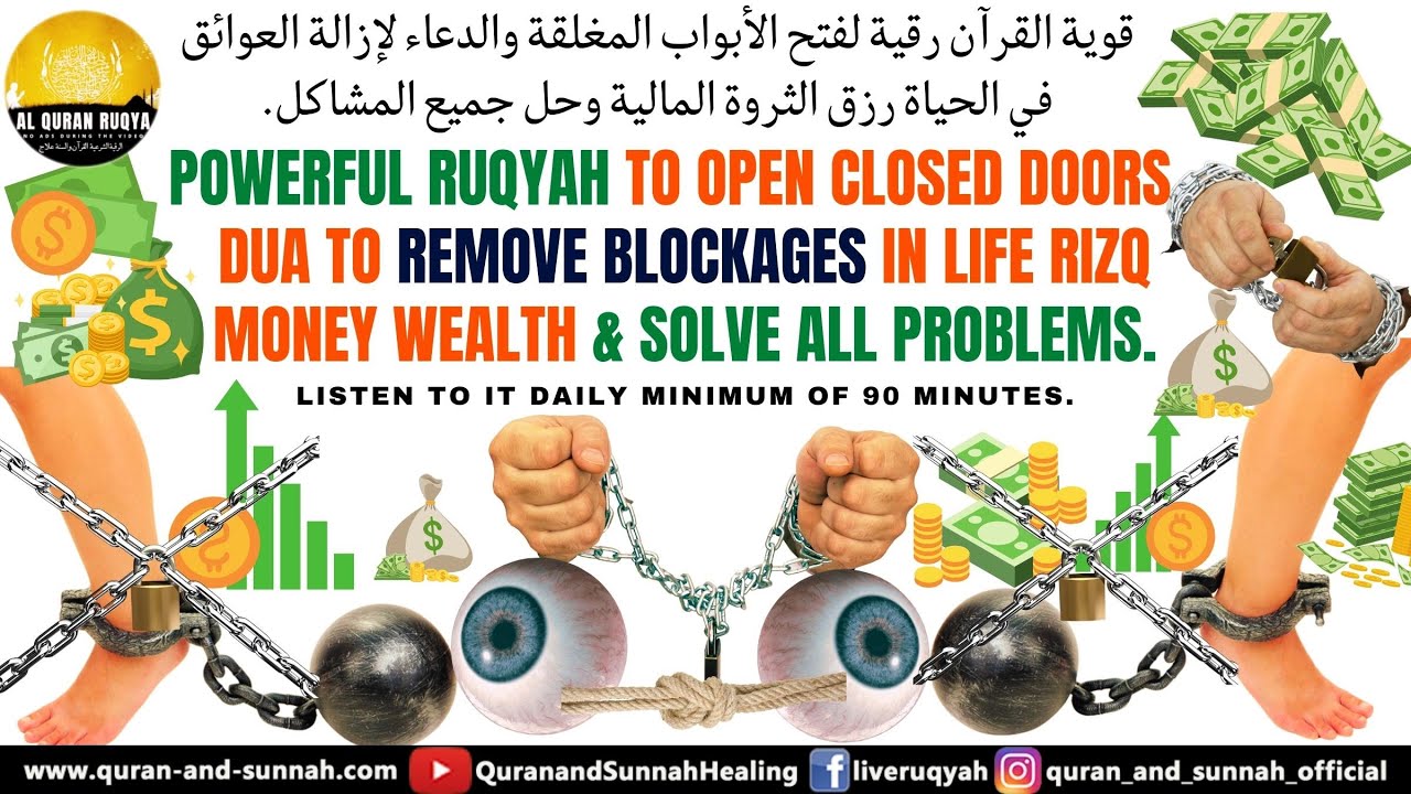 Ruqyah to Open Closed Doors & Dua to Remove Blockages in Life Rizq Money Wealth & Solve All Problems