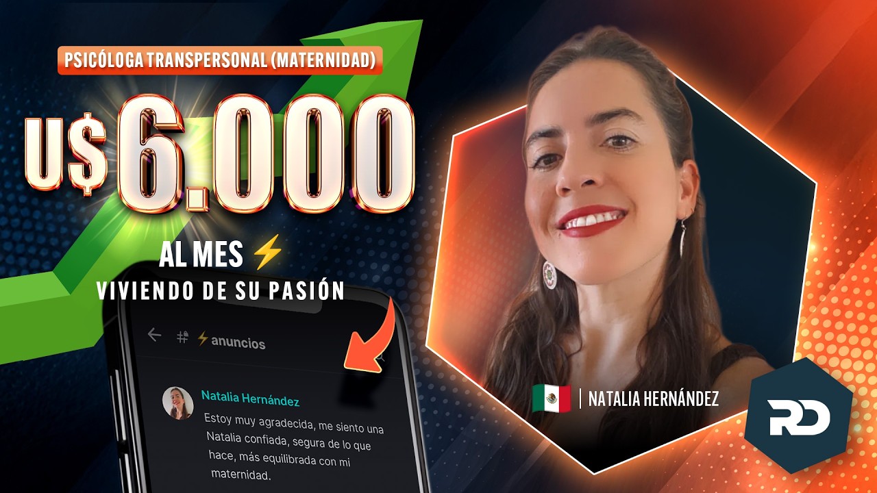 U$6.000/mes con Referente Digital | Natalia, Psicóloga Transpersonal (esp. Maternidad)