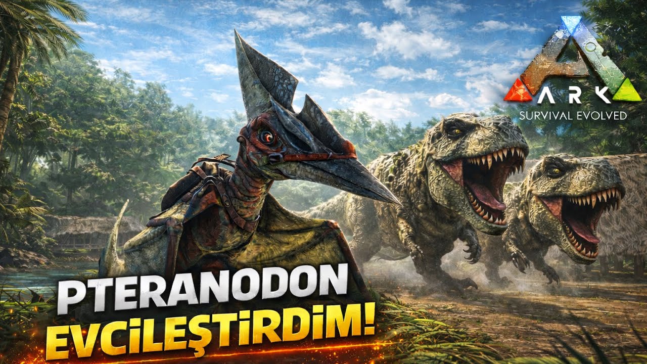 Kuş evcileştirdim REX ler peşimi bırakmadı Ark mobile bölüm 4