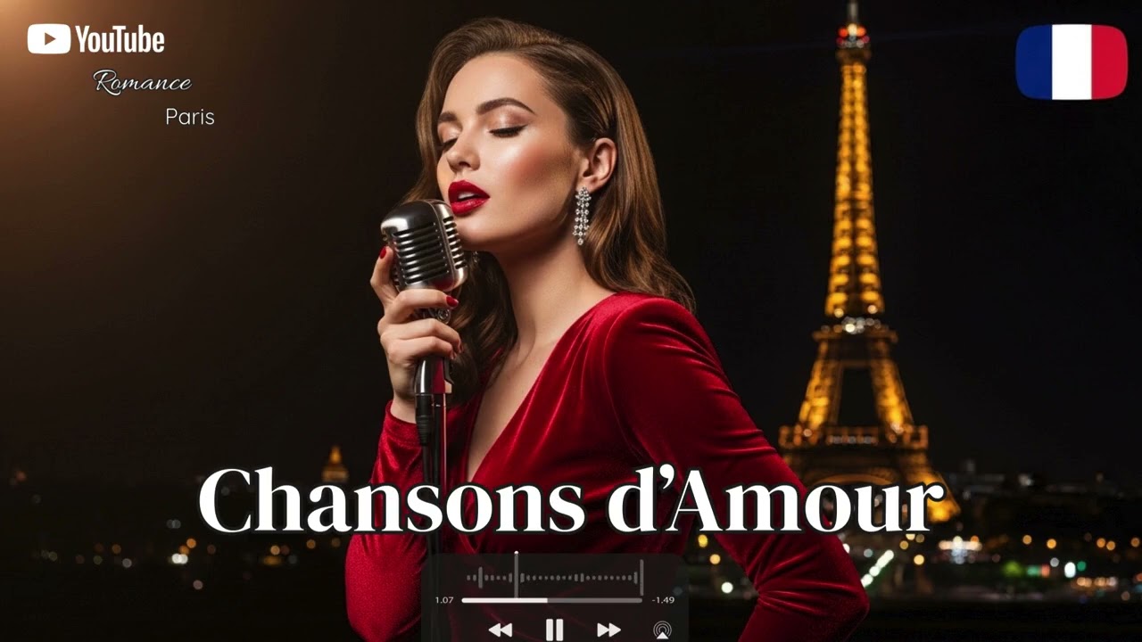 French Love Songs Vintage Style 🎞️ Classic Paris Love Feel