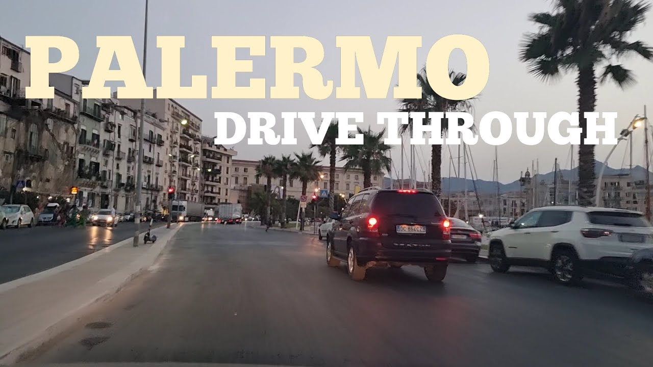 DRIVE THROUGH PALERMO, SICILY