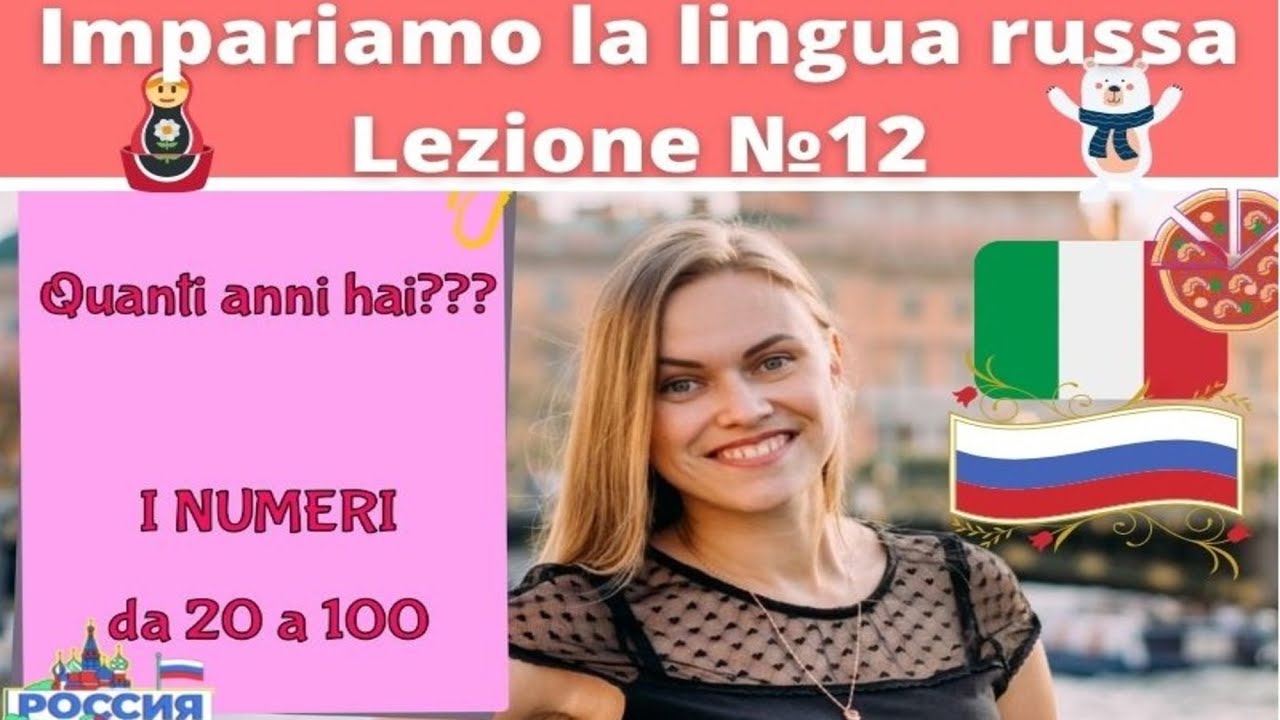 QUANTI ANNI HAI??? I NUMERI  20-100 - Lezione 12
